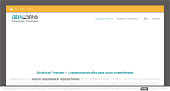 Desktop Screenshot of limpiezastraumaticas.com