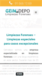 Mobile Screenshot of limpiezastraumaticas.com